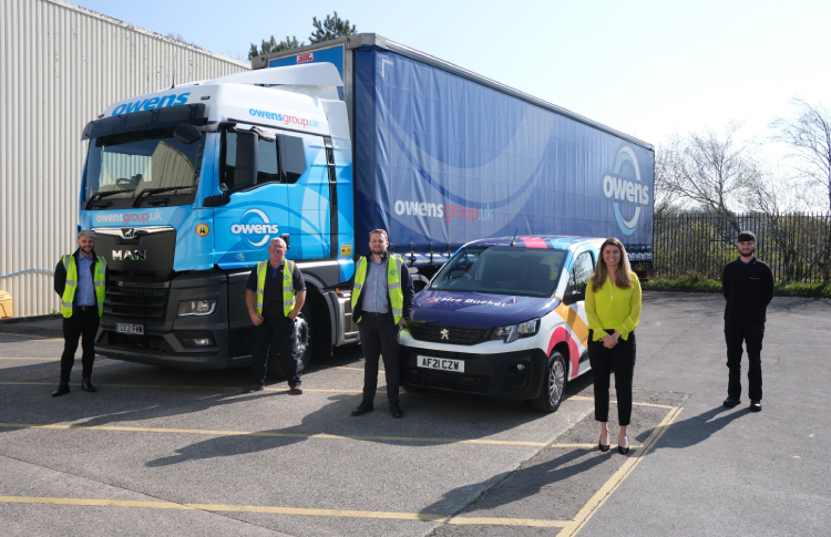 Owens Transport is client win number 35 in 12 months for Mrs Buckét