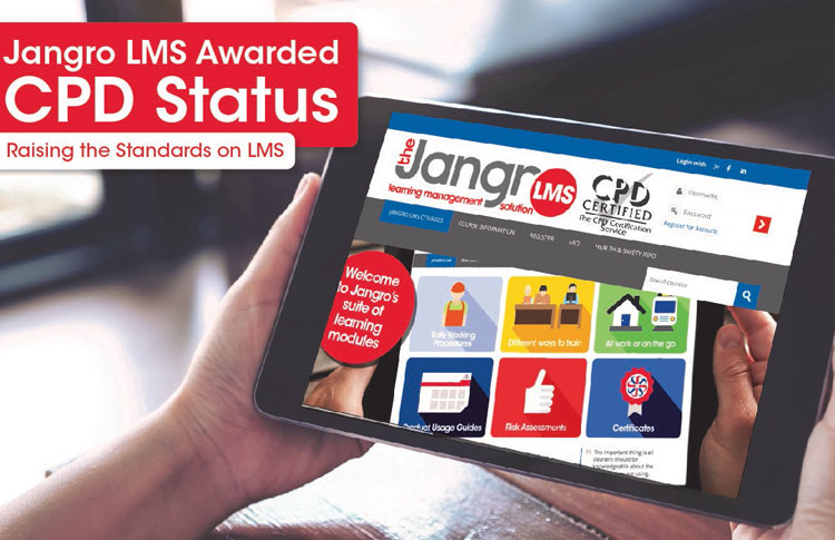 Jangro LMS receives accreditation by the CPD Certification Service