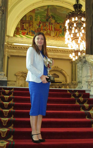 Tracey Peters â€˜Cleans Upâ€™ At BICSc Northern Ireland Cleaning Operative Of The Year Awards