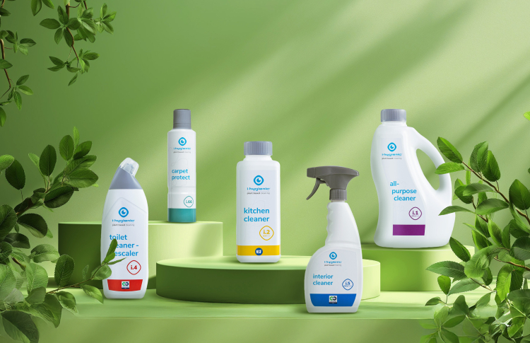 i-team Global introduces the i-hygienic range of plant-based cleaning agents, setting new standards in sustainable cleaning
