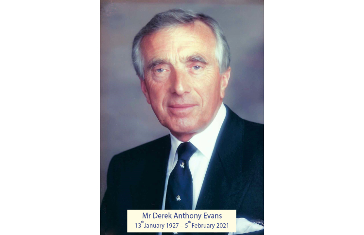 In Memoriam: Derek Anthony Evans