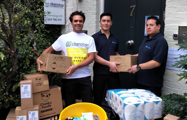 Cleanologyâ€™s Christmas Appeal collects a tonne of donations for The Hygiene Bank