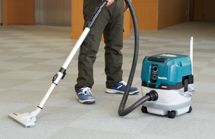 Makita provides the cordless power for cleaning tasks