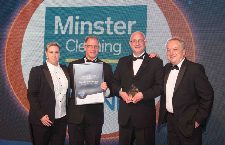 Minster Cleaning Services win top franchise award