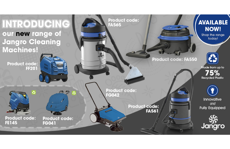 Jangro unveils new machine range for flawless floor cleaning