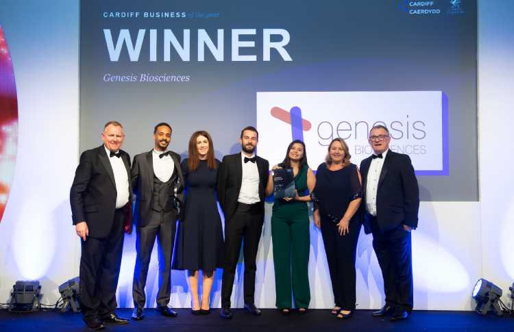 Genesis Biosciences sweeps the board at Cardiff Business Awards