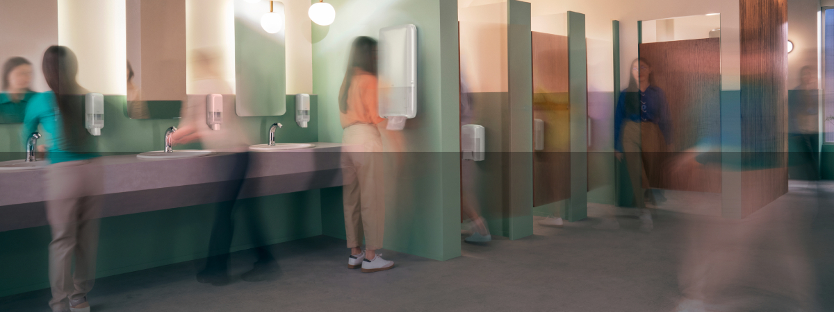 The increasingly public washroom The increasingly public washroom