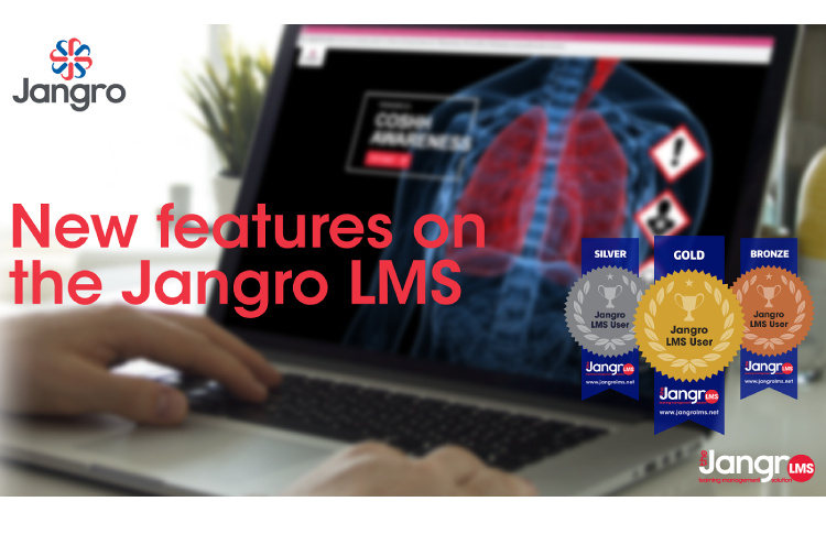 New features for Jangro's e-learning platform, LMS