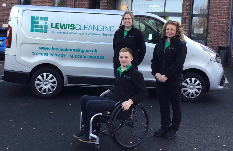 Inspirational cleaning contractor wins £1m contract for family firm