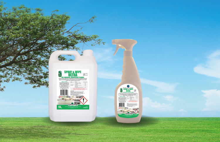 Greyland launches Spray & Wipe ULTRA full virucidal disinfectant cleaner