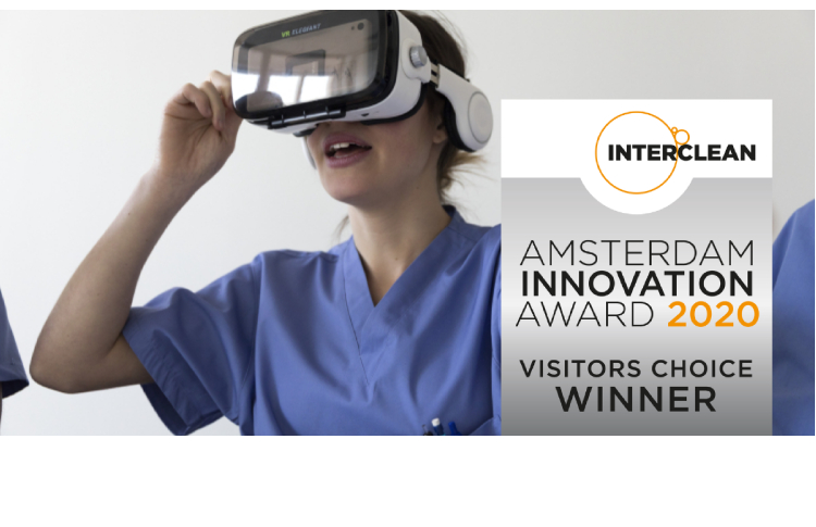 Tork VR training app wins Interclean Visitor's Choice Award