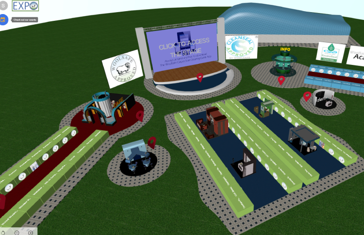 WoolSafe Grand Expo – The first ever 3D-mapped interactive virtual tradeshow